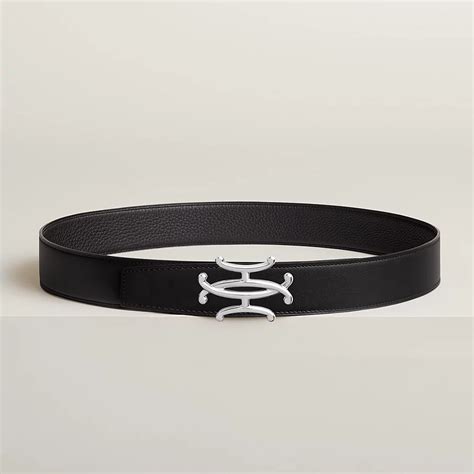 hermes geometiric buckle tie|Neo Lift belt buckle & Reversible leather strap 38 mm.